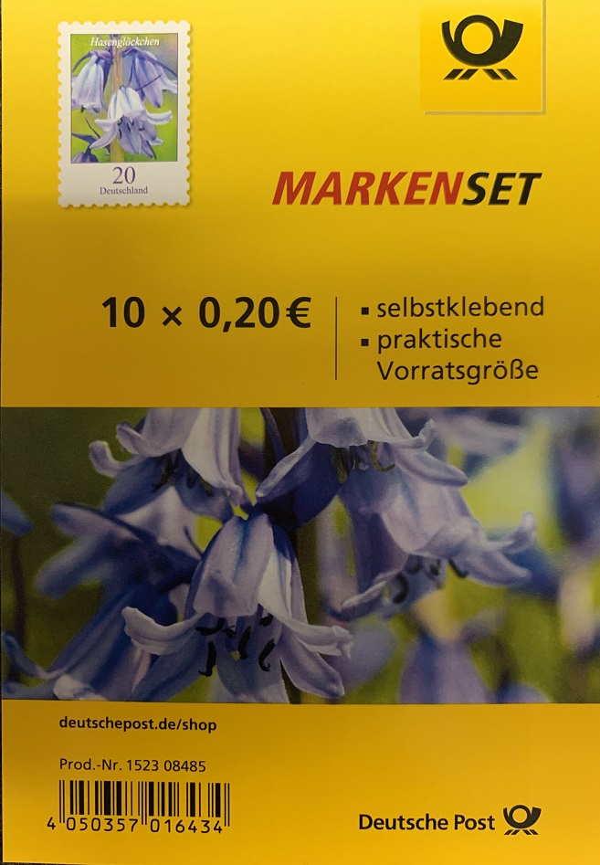 Markenset 10x Briefmarken zu 0,20 