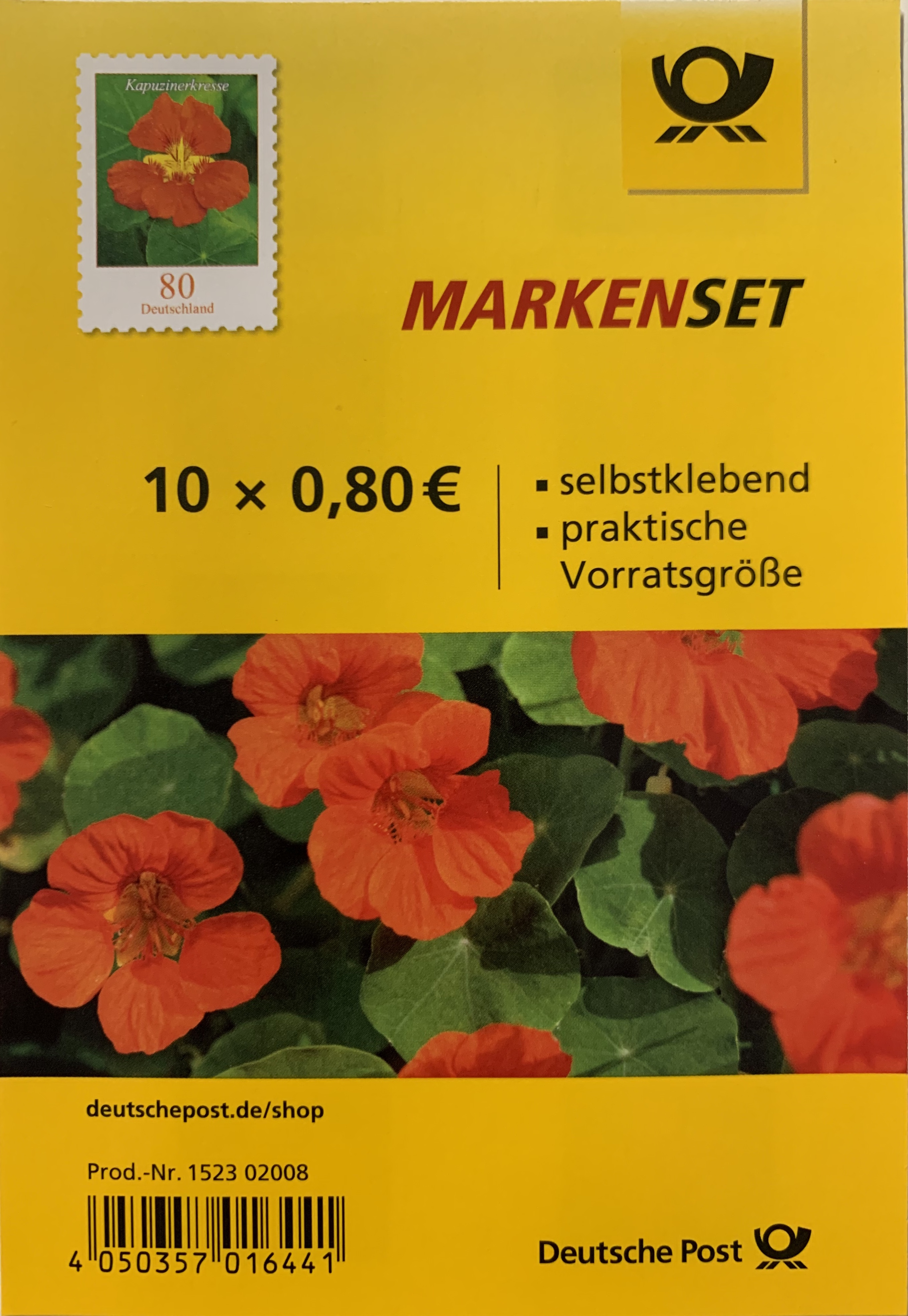 Markenset 10x Briefmarken zu 0,80 