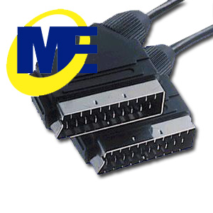 Scart-Kabel 2,0 Meter vergoldet