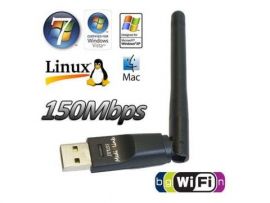 WLAN USB WiFi Adapter 150 Mbit/s mit Antenne Ixuss Medialink