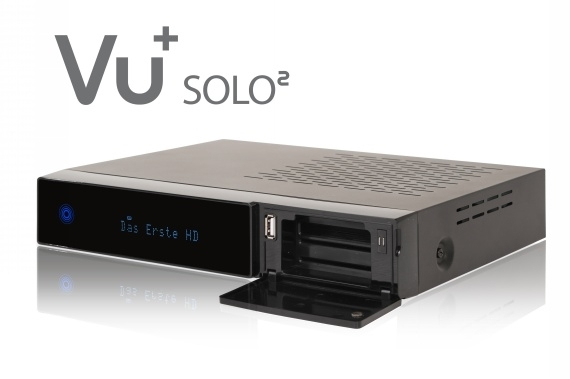 VU+ Solo 2 White Twin Linux HDTV DVB-S2 PVR ready inkl. Tastatur